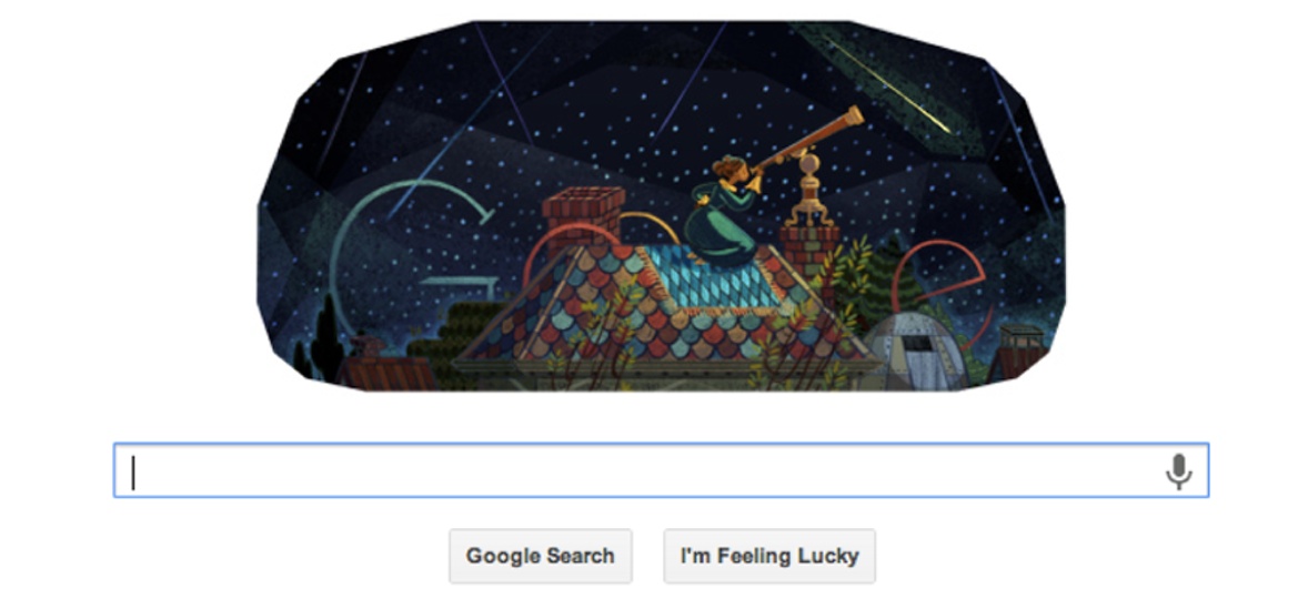 'Miss Mitchell's Comet' Streaks Across Google Doodle Today